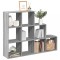 vidaXL Bibliotecă/separator cameră sonoma gri 137,5x29x103,5 cm lemn