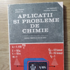 Aplicatii si Probleme de chimie clasele XI si XII