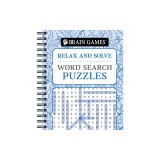 Brain Games - Relax and Solve: Word Search Puzzles (Pattern Cover)