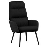 Cumpara ieftin Scaun de relaxare, negru, material textil