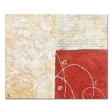 Tablou abstract pictat manual, Fantezie 4, 60x50cm ulei pe panza in relief efect 3D, gata de agatat pe perete
