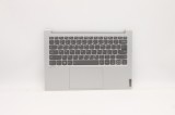 Carcasa superioara cu tastatura palmrest Laptop, Lenovo, Yoga Slim 7 Pro 14IHU5 O Type 82NH, 5CB1C90915, AM1W0000F00, iluminata, Light Silver, layout
