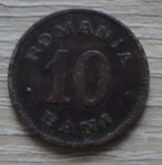 Moneda 10 bani 1900 foto
