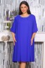 Rochie din Voal Karola Albastru electric - 60Marimea, Yves