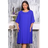 Rochie din Voal Karola Albastru electric - 50Marimea