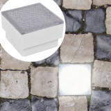 2 Spoturi LED &icirc;ncastrabile &icirc;n sol 100 x 100 x 68 mm, vidaXL