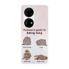 Husa compatibila cu Huawei P40 model Pusheen guide to lazy, Silicon, TPU, Viceversa, Transparent, Carcasa