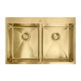 Chiuvetă inox Joel BRUSH GOLD