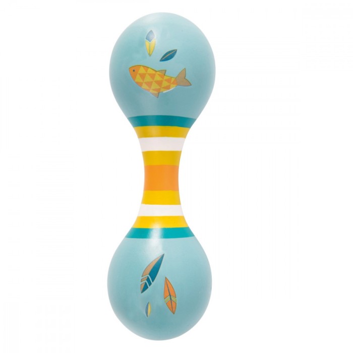 Maracas dublu albastru, Moulin Roty