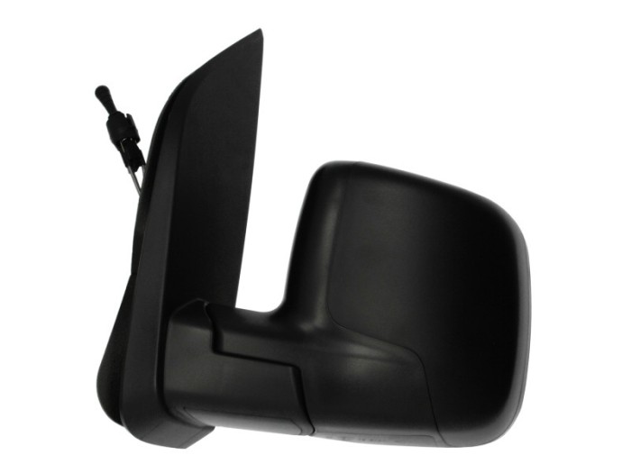 Oglinda usa exterioara Citroen Nemo (Aa), 10.2007-, Fiat Fiorino/Qubo, 10.2007-, Peugeot Bipper, 10.2007-, partea Stanga, ajustare nivel; carcasa nea