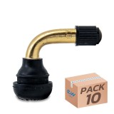 Cumpara ieftin 10 Valve Tubeless Curbate 90&deg; PVR70 Trotinete Electrice, Biciclete, ATV-uri - Motorevolution, Etanșare Optima, Presiune Max. 10 Bari