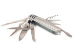 Briceag Multifunctional 14 Functii Otel Inox 90mm Vanatoare Camping Pescuit