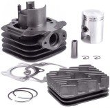 Cumpara ieftin Kit Cilindru 80cc PIAGGIO NRG, Aprilia, Derbi, Gilera, Vespa 2T + Chiuloasa, diametru piston 47mm, bolt 12mm, racire Aer