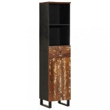 vidaXL Dulap de baie, 38x33x160 cm, lemn masiv reciclat