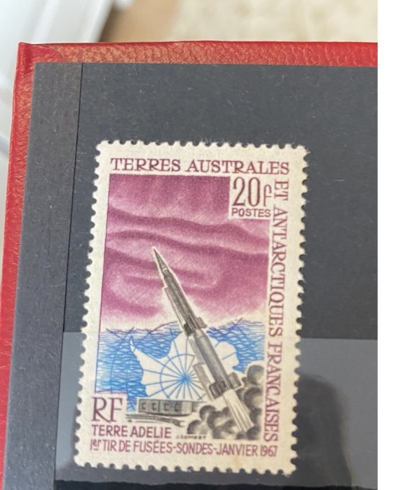 Teritoriul Sudic si Antarctic Francez (TAAF) 1967 Cosmos/ Racheta, serie MNH, 1v