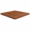 Gossi blat de masa patrat maro inchis 80x80x4 cm lemn stejar tratat
