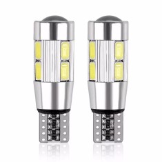 set 2 Leduri T10 w5w lupa, canbus 12v non polar 6000k