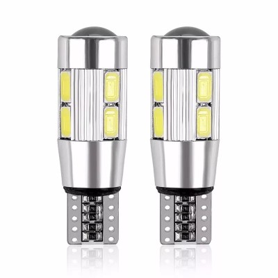 set 2 Leduri T10 w5w lupa, canbus 12v non polar 6000k foto