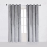 Set doua draperii catifea, silver