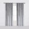 Set doua draperii catifea, silver