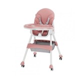 Scaun de masa 2 in 1, pliabil, roz, U-Grow