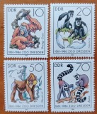 GERMANIA-DDR-1963"FAUNA-de CIRC"-SET COMPLET-4V.-MNH-NESTAMP--Scan