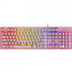 Tastatura mecanica gaming Razer Huntsman, Quartz Roz foto