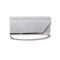 Geanta dama tip plic de seara, ocazii si petreceri, Argintiu relief, 26 x 12 cm, Magrot 25020