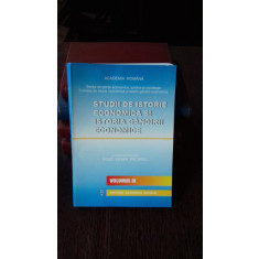 STUDII DE ISTORIE ECONOMICA SI ISTORIA GANDIRII ECONOMICE - IULIAN VACAREL VOL. 9