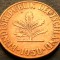 Moneda istorica 1 PFENNIG - RF GERMANIA, anul 1950 *cod 2898 - litera D