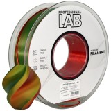 Filament 3D PLA Silk Tri Color Galben 1.75mm, 1kg, Compatibil, Imagine s.c.