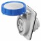 Priza ST unghi 10 2P+E 16A Gewiss 230V GW62227H