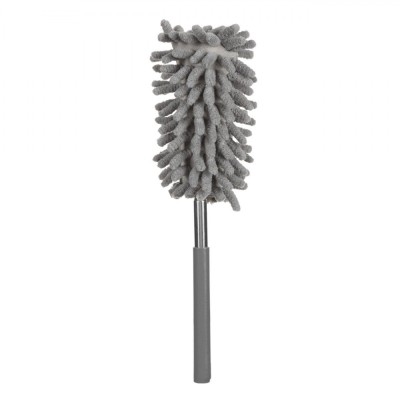 Pamatuf Extensibil, Microfibre, Maner Antialunecare, Lungime Reglabila 37-74cm, Gri foto