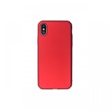 Carcasa iPhone XS / X Just Must Uvo Red (material fin la atingere, slim fit)