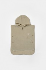 Prosop plaja - poncho copii din muselina absorbanta, Verde, BabyCosy