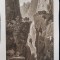 VUE DE LA CASCADE DE LA CETTINA - GRAVURA ORIGINALA , 1802