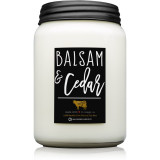 Milkhouse Candle Co. Farmhouse Balsam &amp; Cedar lum&acirc;nare parfumată Mason Jar 737 g, Milkhouse Candle Co.