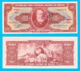 Brazilia (p#185) 10 Centavos 1966 UNC 'Dom Pedro II' serie: 0943xx; Supratipar pe p#180; (ROG CITITI DETALIILE!)