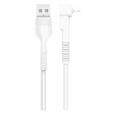 Cablu Date si Incarcare USB la USB Type-C XO Design NB100, 1 m, 2.1A, Alb