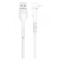 Cablu Date si Incarcare USB la USB Type-C XO Design NB100, 1 m, 2.1A, Alb