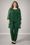 Cumpara ieftin Compleu Elegant din 3 piese Fiesta Verde deschis - 58Marimea
