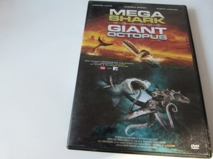 Mega schark versus giant octopus, dvd