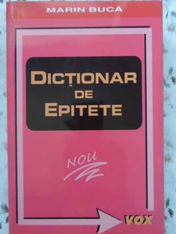 DICTIONAR DE EPITETE-MARIN BUCA-266768