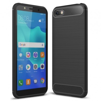 Husa Silicon CARBON Huawei Y5 2018 Negru foto