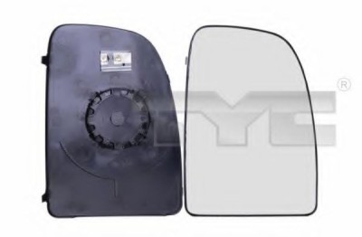 Sticla oglinda, oglinda retrovizoare exterioara PEUGEOT BOXER platou / sasiu (2006 - 2016) TYC 309-0076-1 foto