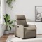vidaXL Fotoliu rabatabil, cappuccino, piele ecologică 374189
