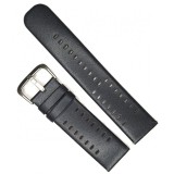Cumpara ieftin Curea Ceas Racing din Piele Neagră &ndash; Stil Sport-Elegant (22mm)