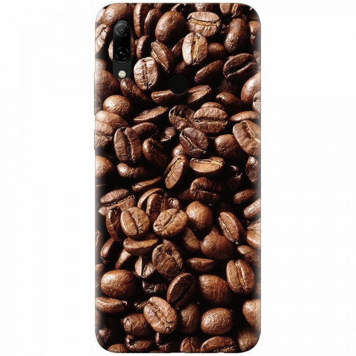 Husa silicon pentru Huawei P Smart 2019, Coffee Beans