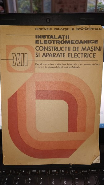 Instalatii electromecanice , constructii de masini si aparate electrice (manual pentru clasa a XII-a) - Ion Cioc , Nicolae Janicsko