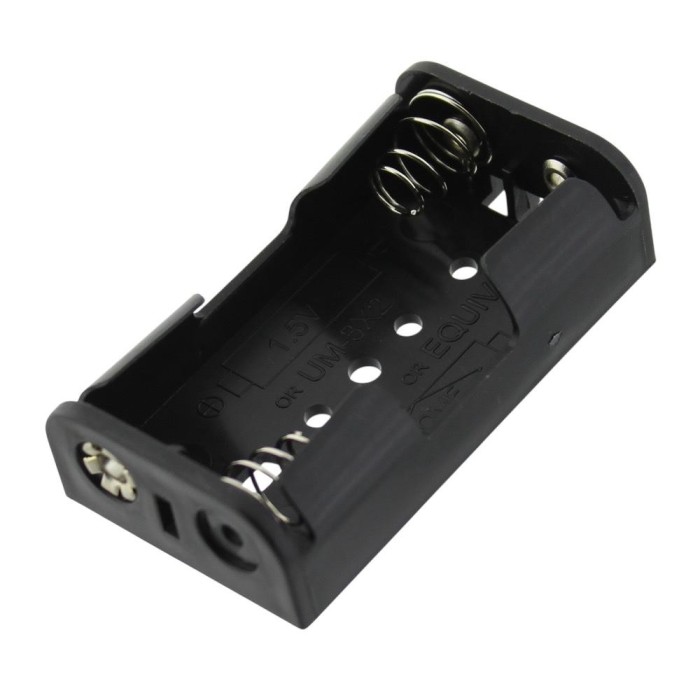 Suport pentru baterii R6, pentru 2 baterii, COMF, BH-321-1P, T102855